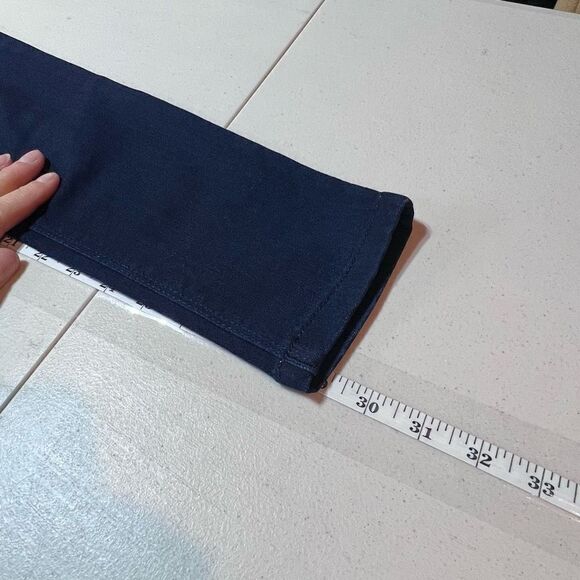 DL1961 Women's 4-Way Stretch Emma Power Legging Skinny Jean Dark Blue Wash Sz 26 - Picture 12 of 13